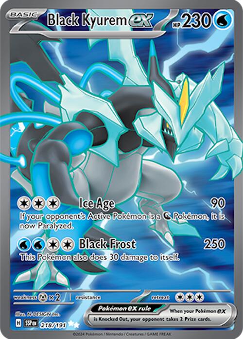 Black Kyurem ex (218/191) [Scarlet & Violet: Surging Sparks] | Galaxy Games LLC