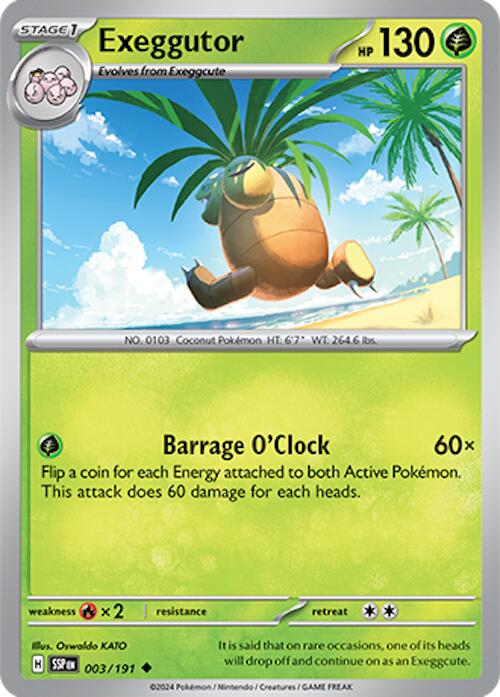 Exeggutor (003/191) [Scarlet & Violet: Surging Sparks] | Galaxy Games LLC