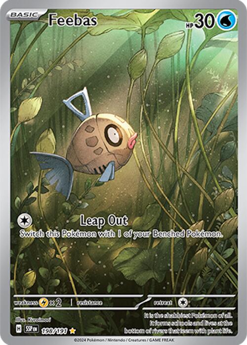 Feebas (198/191) [Scarlet & Violet: Surging Sparks] | Galaxy Games LLC