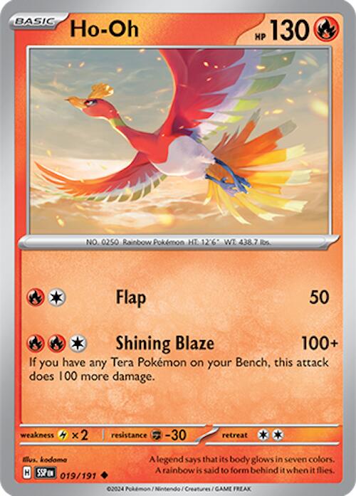 Ho-Oh (019/191) [Scarlet & Violet: Surging Sparks] | Galaxy Games LLC