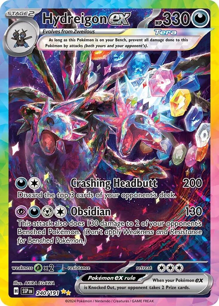 Hydreigon ex (240/191) [Scarlet & Violet: Surging Sparks] | Galaxy Games LLC