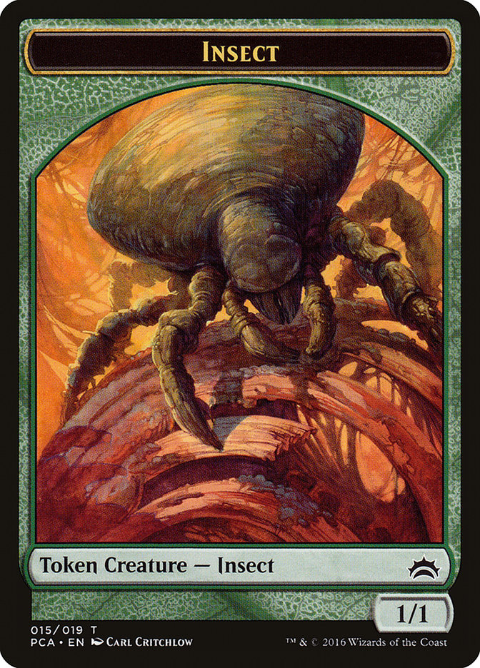 Goat // Insect Double-Sided Token [Planechase Anthology Tokens] | Galaxy Games LLC