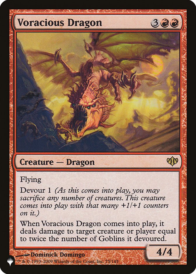 Voracious Dragon [The List] | Galaxy Games LLC