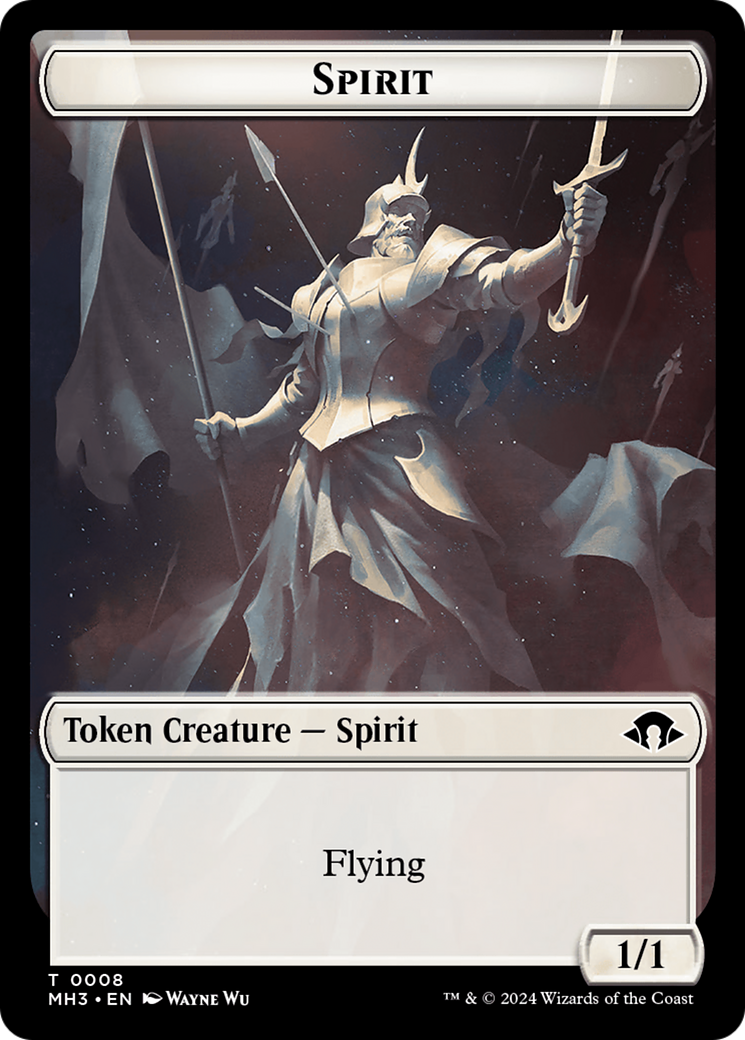 Eldrazi Spawn // Spirit (0008) Double-Sided Token [Modern Horizons 3 Tokens] | Galaxy Games LLC