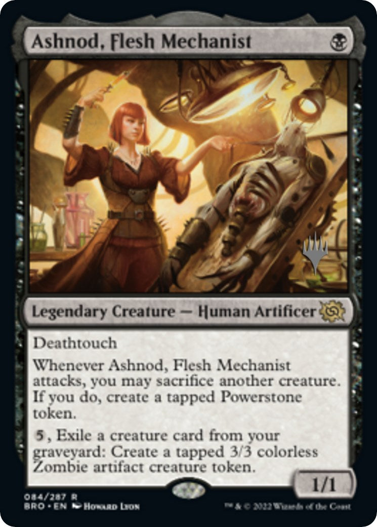 Ashnod, Flesh Mechanist (Promo Pack) [The Brothers' War Promos] | Galaxy Games LLC