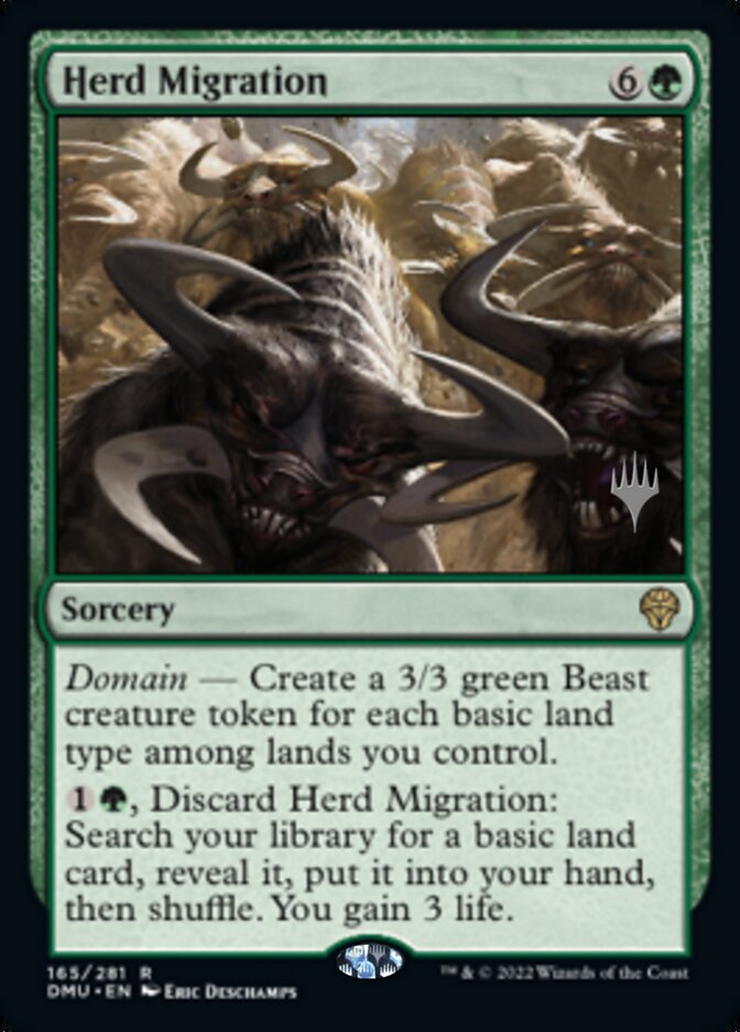 Herd Migration (Promo Pack) [Dominaria United Promos] | Galaxy Games LLC