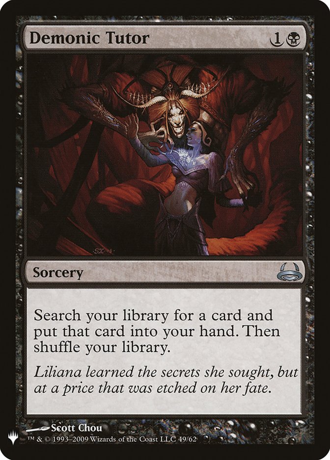 Demonic Tutor [Mystery Booster] | Galaxy Games LLC