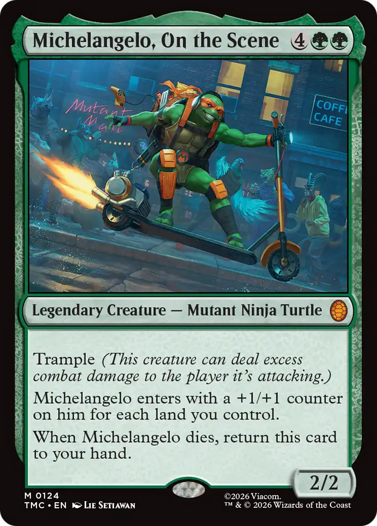 Michelangelo, On the Scene [Teenage Mutant Ninja Turtles Commander] | Galaxy Games LLC