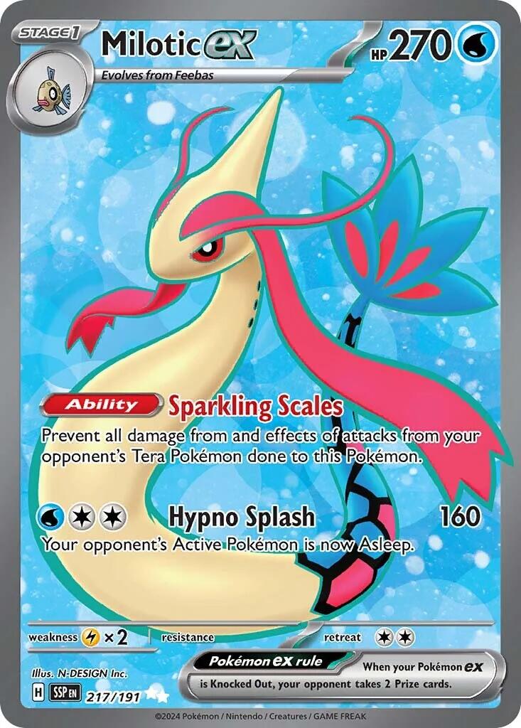 Milotic ex (217/191) [Scarlet & Violet: Surging Sparks] | Galaxy Games LLC