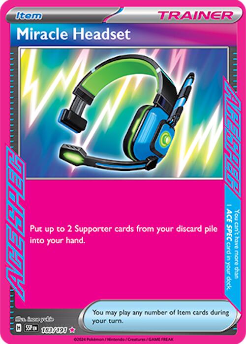 Miracle Headset (183/191) [Scarlet & Violet: Surging Sparks] | Galaxy Games LLC