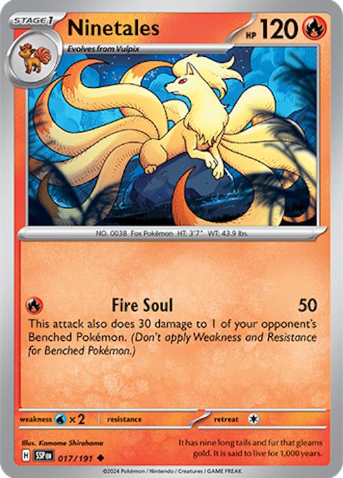 Ninetales (017/191) [Scarlet & Violet: Surging Sparks] | Galaxy Games LLC