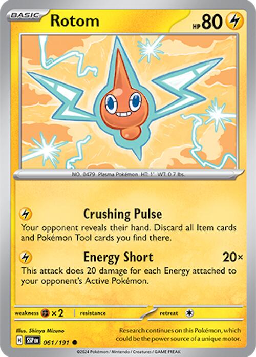 Rotom (061/191) [Scarlet & Violet: Surging Sparks] | Galaxy Games LLC