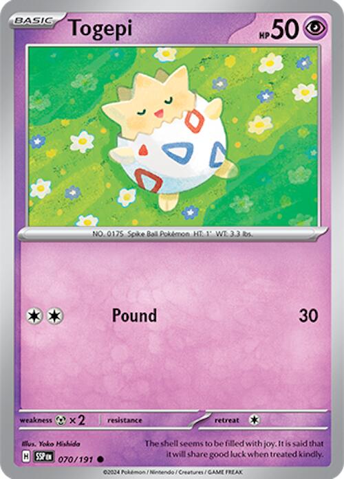 Togepi (070/191) [Scarlet & Violet: Surging Sparks] | Galaxy Games LLC