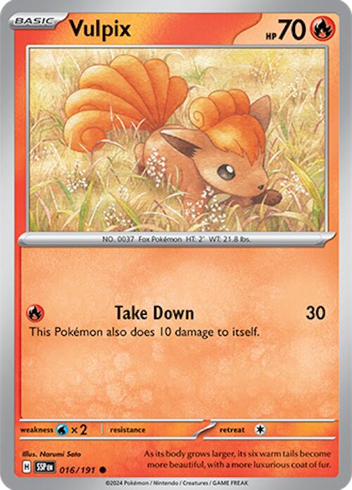 Vulpix (016/191) [Scarlet & Violet: Surging Sparks] | Galaxy Games LLC