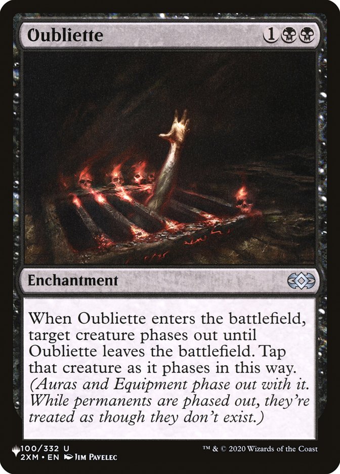 Oubliette [The List] | Galaxy Games LLC