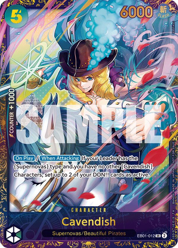 Cavendish (Treasure Cup 2024) [One Piece Promotion Cards] | Galaxy Games LLC