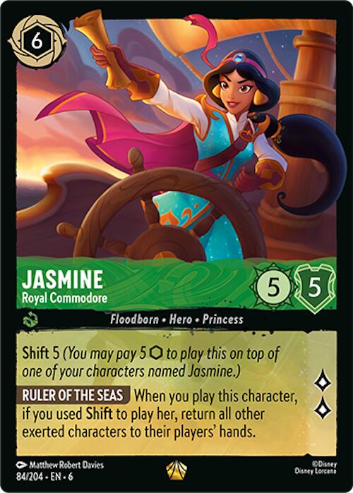 Jasmine - Royal Commodore (84/204) [Azurite Sea] | Galaxy Games LLC