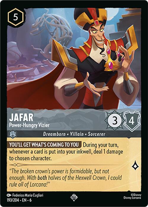 Jafar - Power-Hungry Vizier (193/204) [Azurite Sea] | Galaxy Games LLC