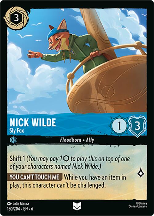 Nick Wilde - Sly Fox (150/204) [Azurite Sea] | Galaxy Games LLC