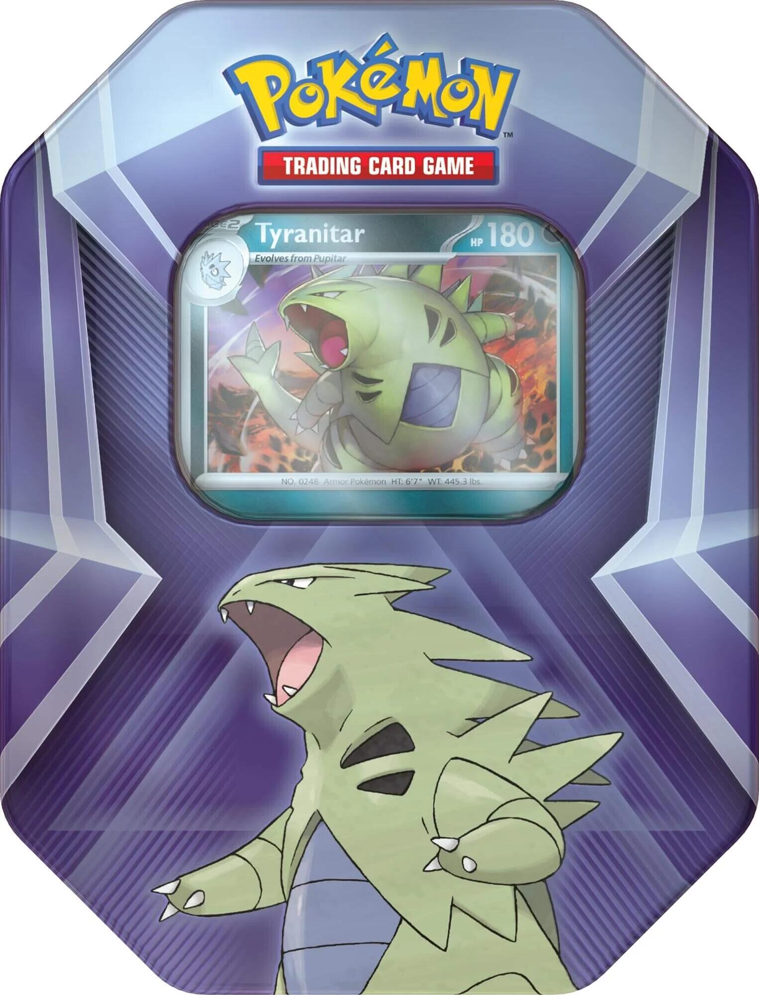 Triple Whammy Tin (Tyranitar) | Galaxy Games LLC