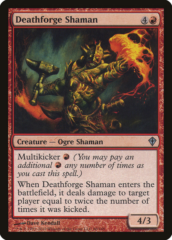 Deathforge Shaman [Worldwake] | Galaxy Games LLC