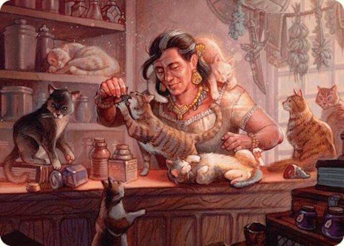 Cat Collector Art Card (1/54) [Foundations Art Series] | Galaxy Games LLC