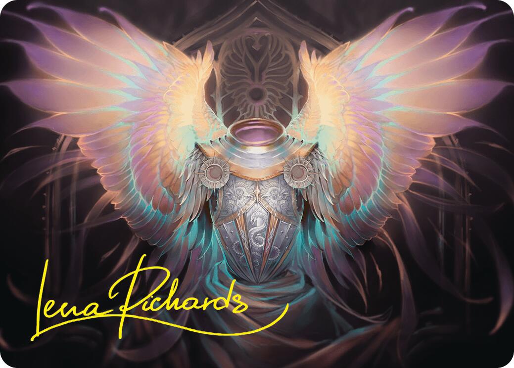 Celestial Armor Art Card (2/54) (Gold-Stamped Signature) [Foundations Art Series] | Galaxy Games LLC