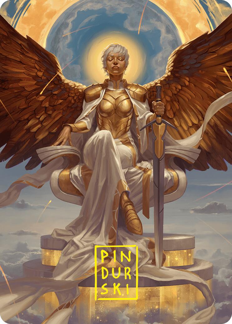 Herald of Eternal Dawn Art Card (27/54) (Gold-Stamped Signature) [Foundations Art Series] | Galaxy Games LLC