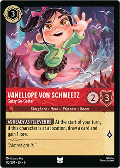 Vanellope von Schweetz - Gutsy Go-Getter (110/204) [Azurite Sea] | Galaxy Games LLC