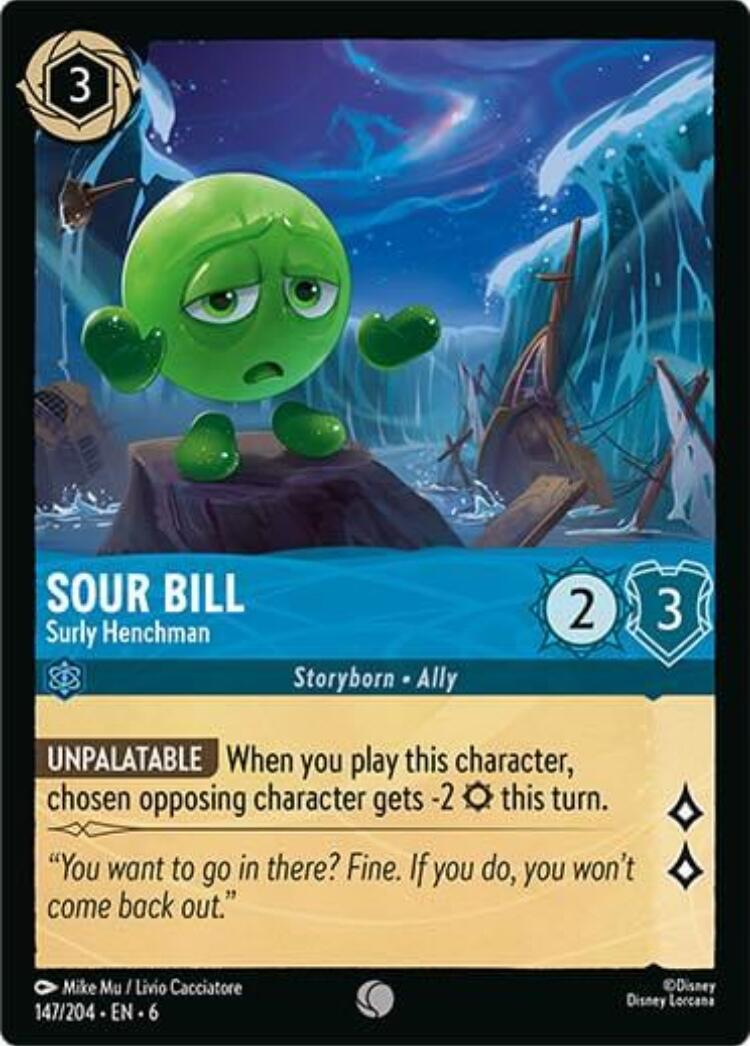 Sour Bill - Surly Henchman (147/204) [Azurite Sea] | Galaxy Games LLC