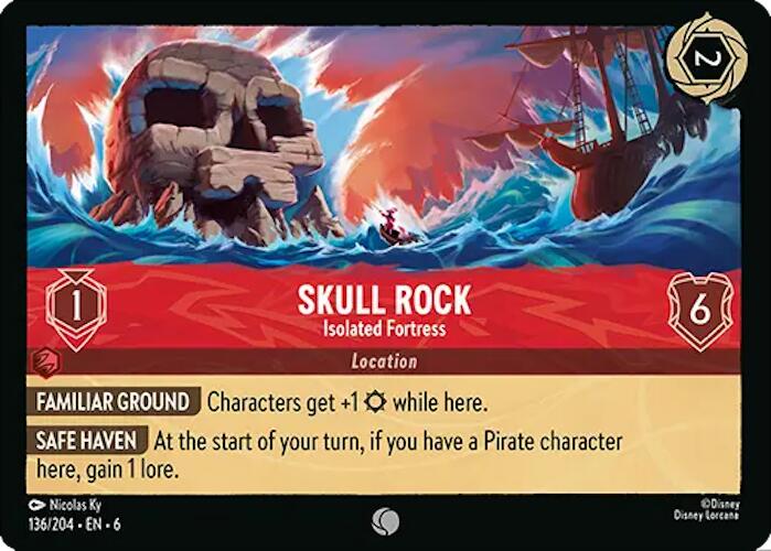 Skull Rock - Isolated Fortress (136/204) [Azurite Sea] | Galaxy Games LLC