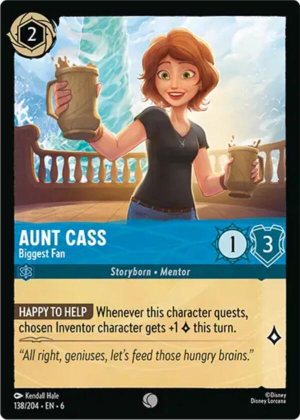 Aunt Cass - Biggest Fan (138/204) [Azurite Sea] | Galaxy Games LLC