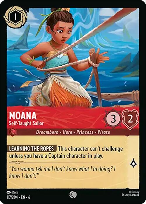 Moana - Self-Taught Sailor (117/204) [Azurite Sea] | Galaxy Games LLC