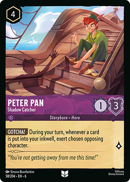 Peter Pan - Shadow Catcher (58/204) [Azurite Sea] | Galaxy Games LLC