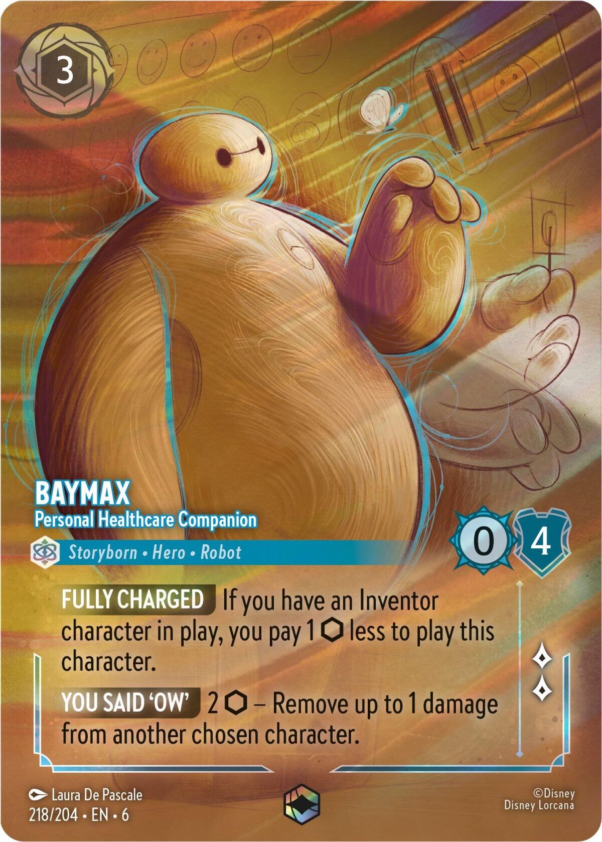 Baymax - Personal Healthcare Companion (Enchanted) (218/204) [Azurite Sea] | Galaxy Games LLC