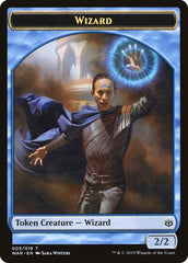 Servo // Wizard Double-Sided Token [Challenger Decks 2020 Tokens] | Galaxy Games LLC