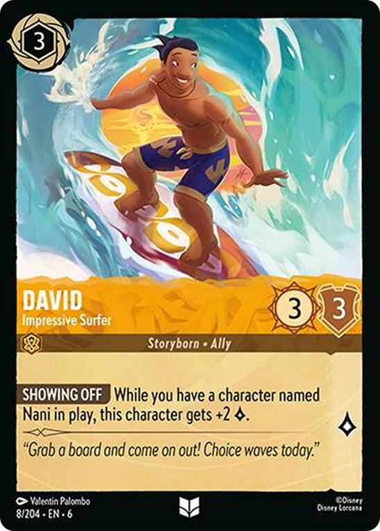 David - Impressive Surfer (8/204) [Azurite Sea] | Galaxy Games LLC