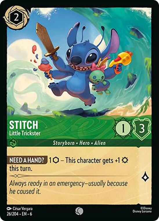 Stitch - Little Trickster (26/204) [Azurite Sea] | Galaxy Games LLC