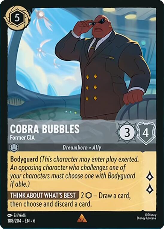 Cobra Bubbles - Former CIA (188/204) [Azurite Sea] | Galaxy Games LLC