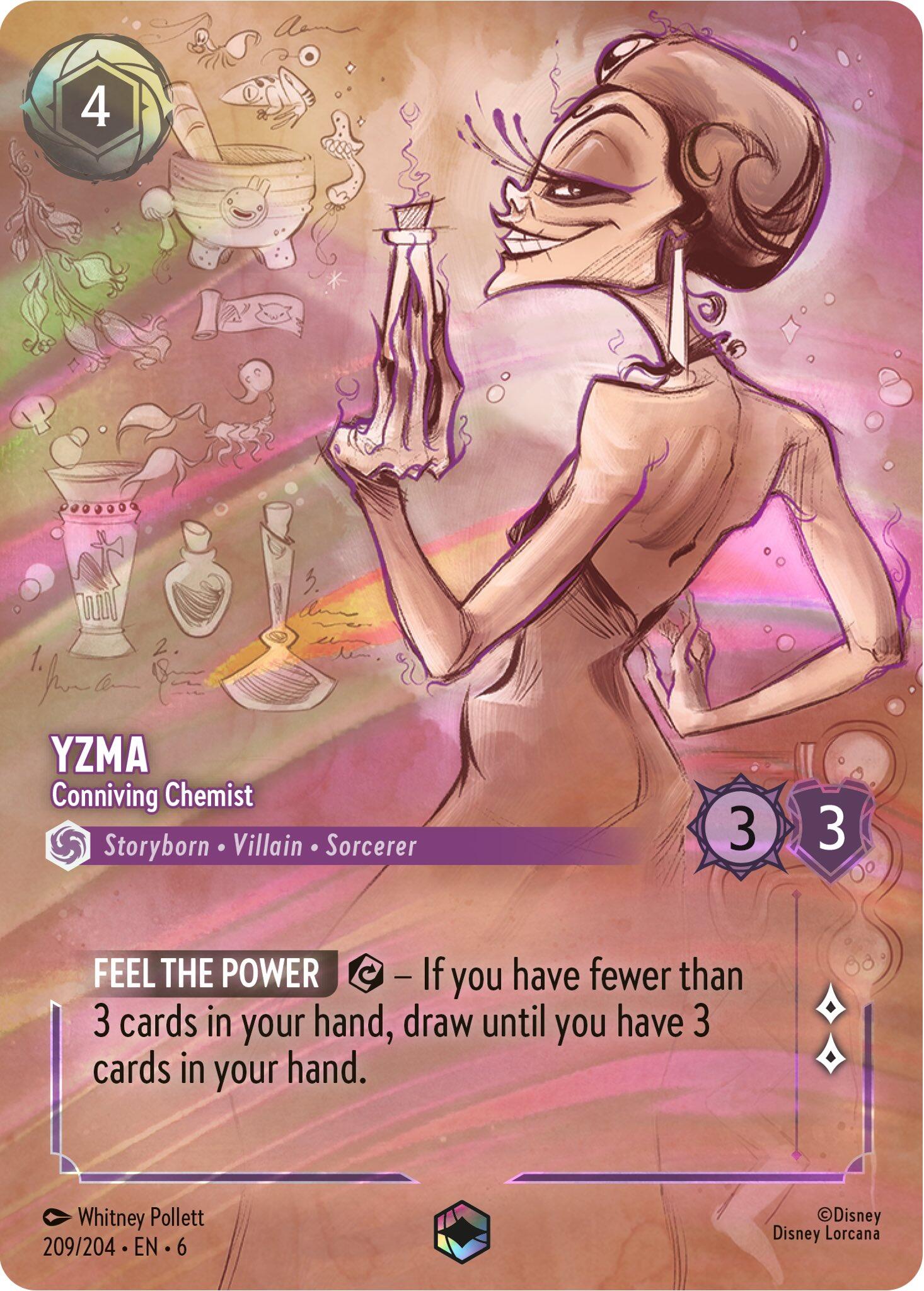 Yzma - Conniving Chemist (Enchanted) (209/204) [Azurite Sea] | Galaxy Games LLC