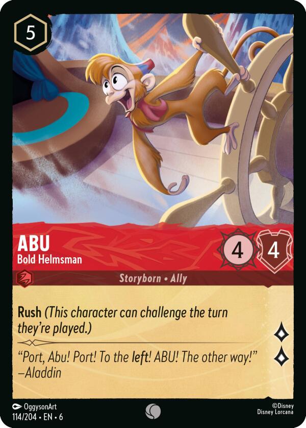 Abu - Bold Helmsman (114/204) [Azurite Sea] | Galaxy Games LLC