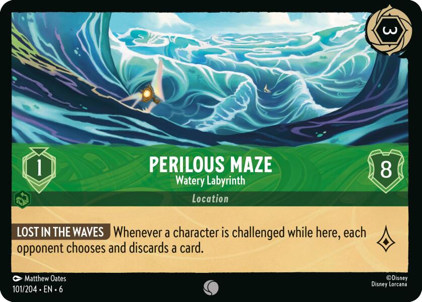 Perilous Maze - Watery Labyrinth (101/204) [Azurite Sea] | Galaxy Games LLC