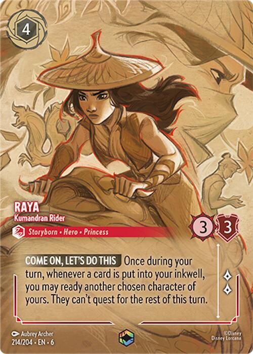 Raya - Kumandran Rider (Enchanted) (214/204) [Azurite Sea] | Galaxy Games LLC