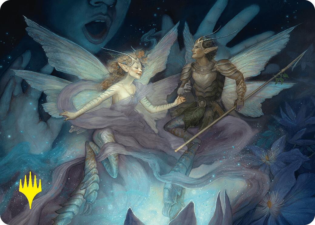 Faebloom Trick Art Card (6/54) (Gold-Stamped Signature) [Foundations Art Series] | Galaxy Games LLC