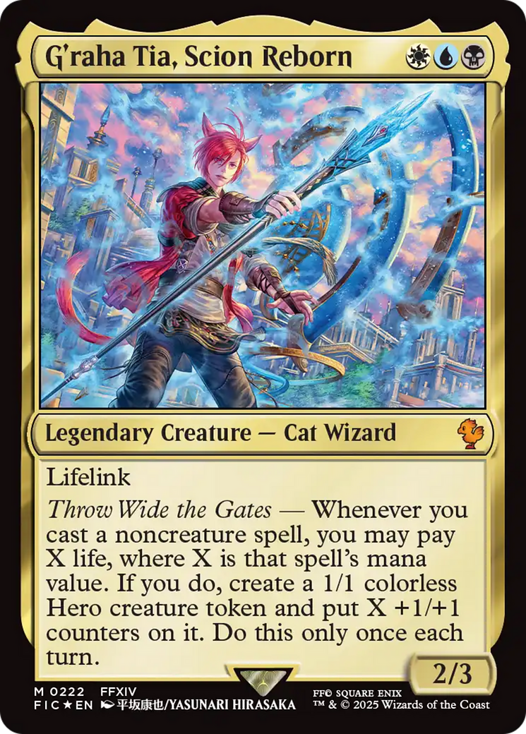 G'raha Tia, Scion Reborn (Surge Foil) [FINAL FANTASY Commander] | Galaxy Games LLC