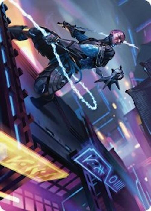 Kaito, Cunning Infiltrator Art Card (51/54) [Foundations Art Series] | Galaxy Games LLC