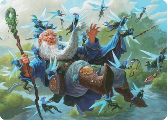 Mischievous Mystic Art Card (7/54) [Foundations Art Series] | Galaxy Games LLC