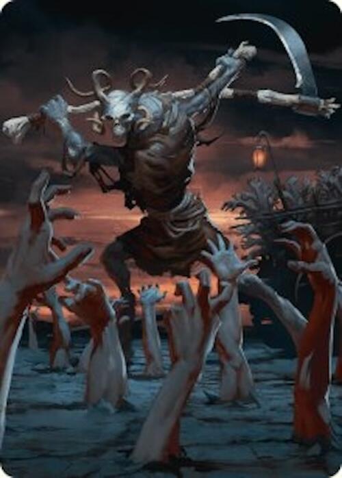 Abyssal Harvester Art Card (34/54) [Foundations Art Series] | Galaxy Games LLC