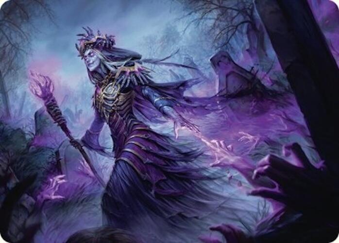 Zul Ashur, Lich Lord Art Card (10/54) [Foundations Art Series] | Galaxy Games LLC