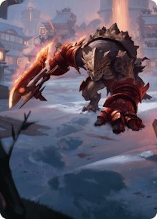 Searslicer Goblin Art Card (39/54) [Foundations Art Series] | Galaxy Games LLC